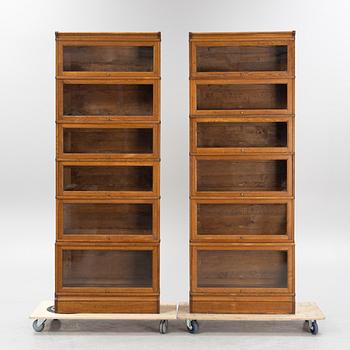 Two Swedish mid 20th century archive cupboards from Åtvidabergs snickerifabrik.
