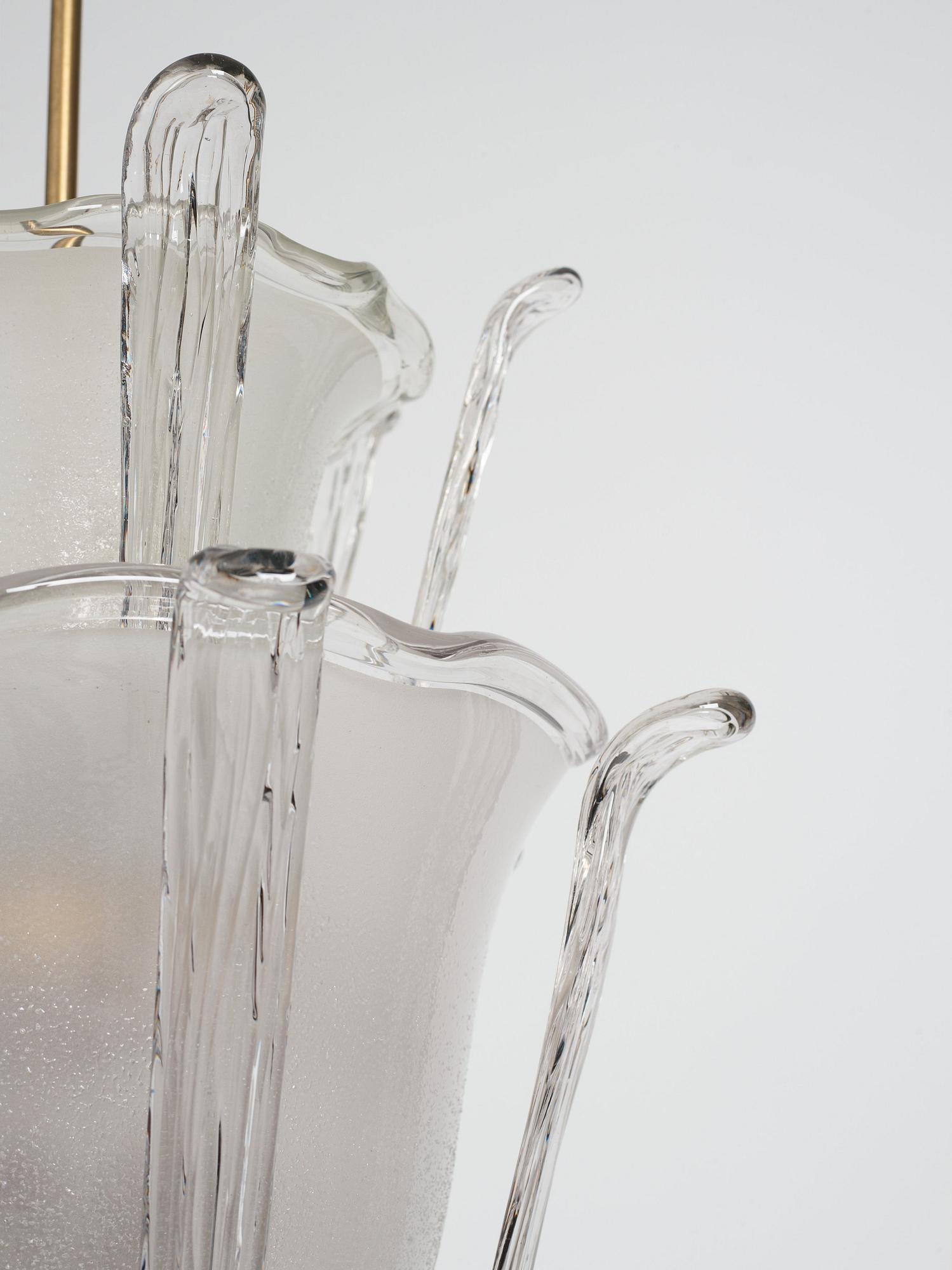 Harald Notini, taklampa, modell "11372", Arvid Böhlmarks Lampfabrik, 1940-tal.