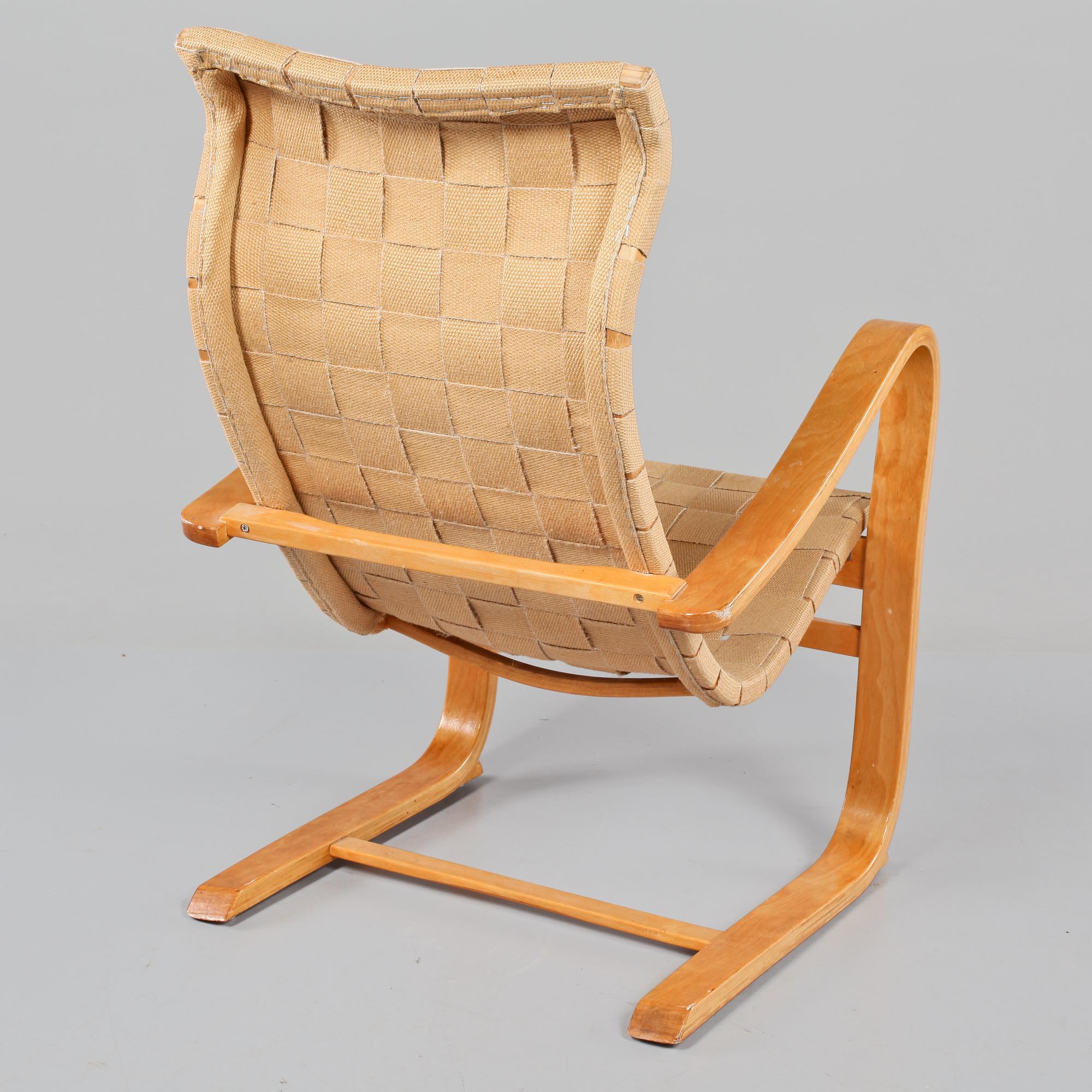 FÅTÖLJ, "Patronen", Gustaf Axel Berg, omkring 1900-talets mitt.