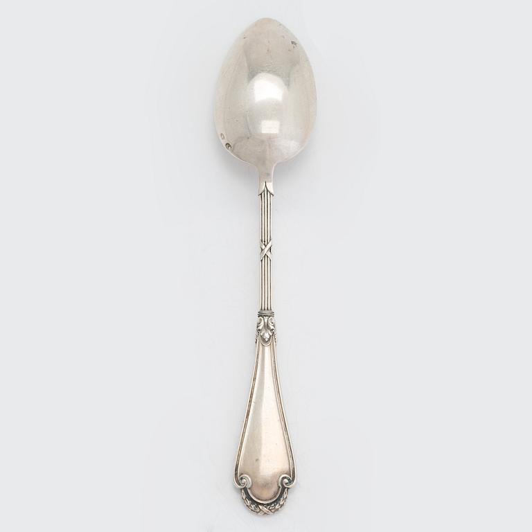 Fabergé, dessertsked, silver, Moskva 1908-17.