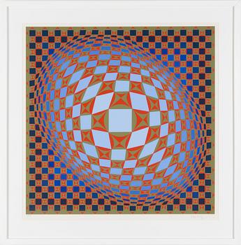 VICTOR VASARELY, färgserigrafi signerad och numrerad 66/275.