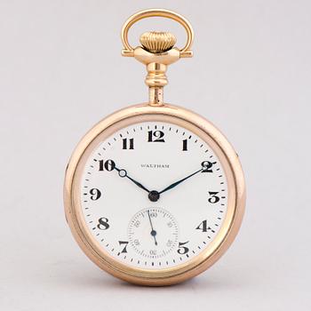 WALTHAM, pocket watch, 53 mm.