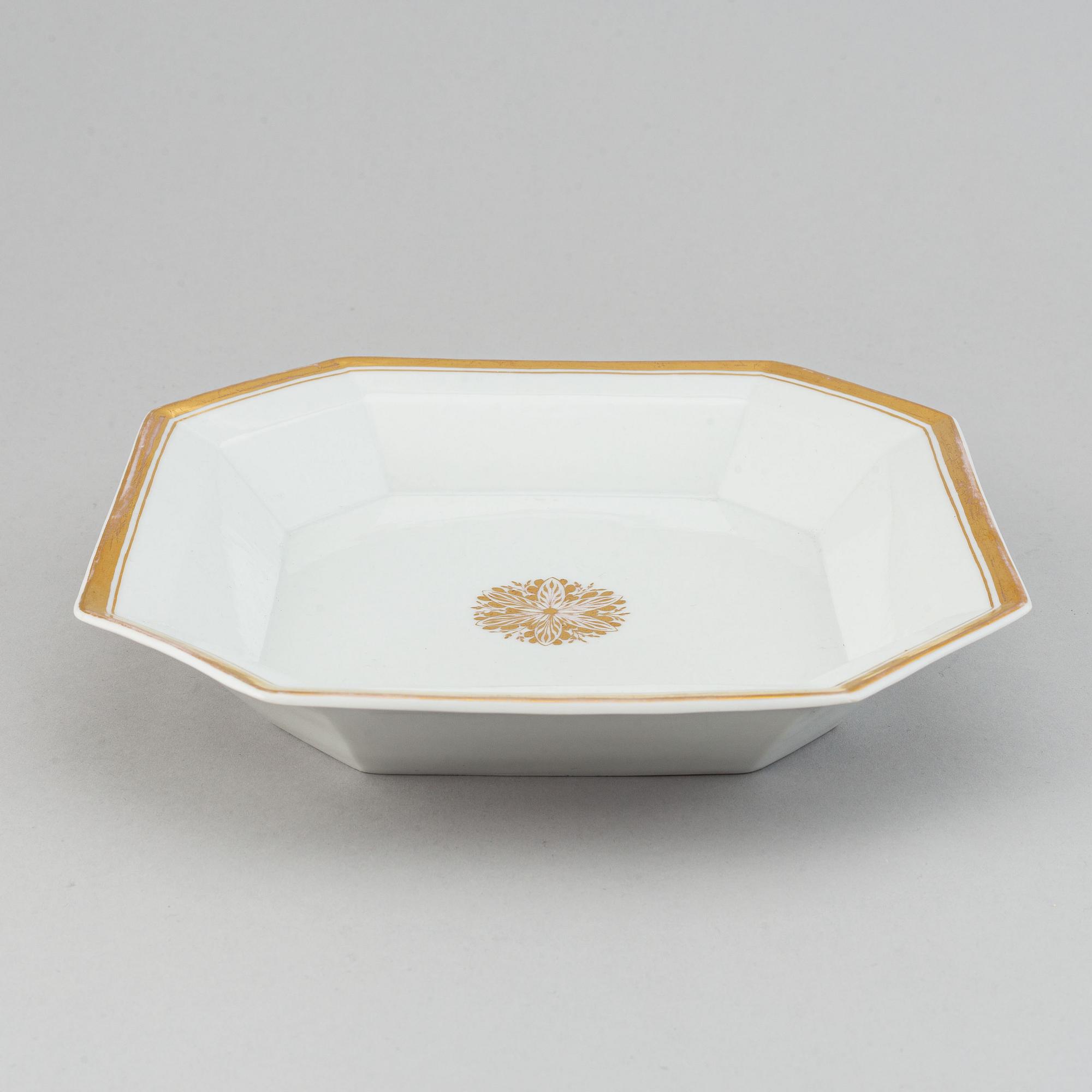 A Berlin part dinner service, KPM, 19th Century.