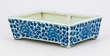 KAKTUSSKÅL, porslin, Kina, 1800-tal.