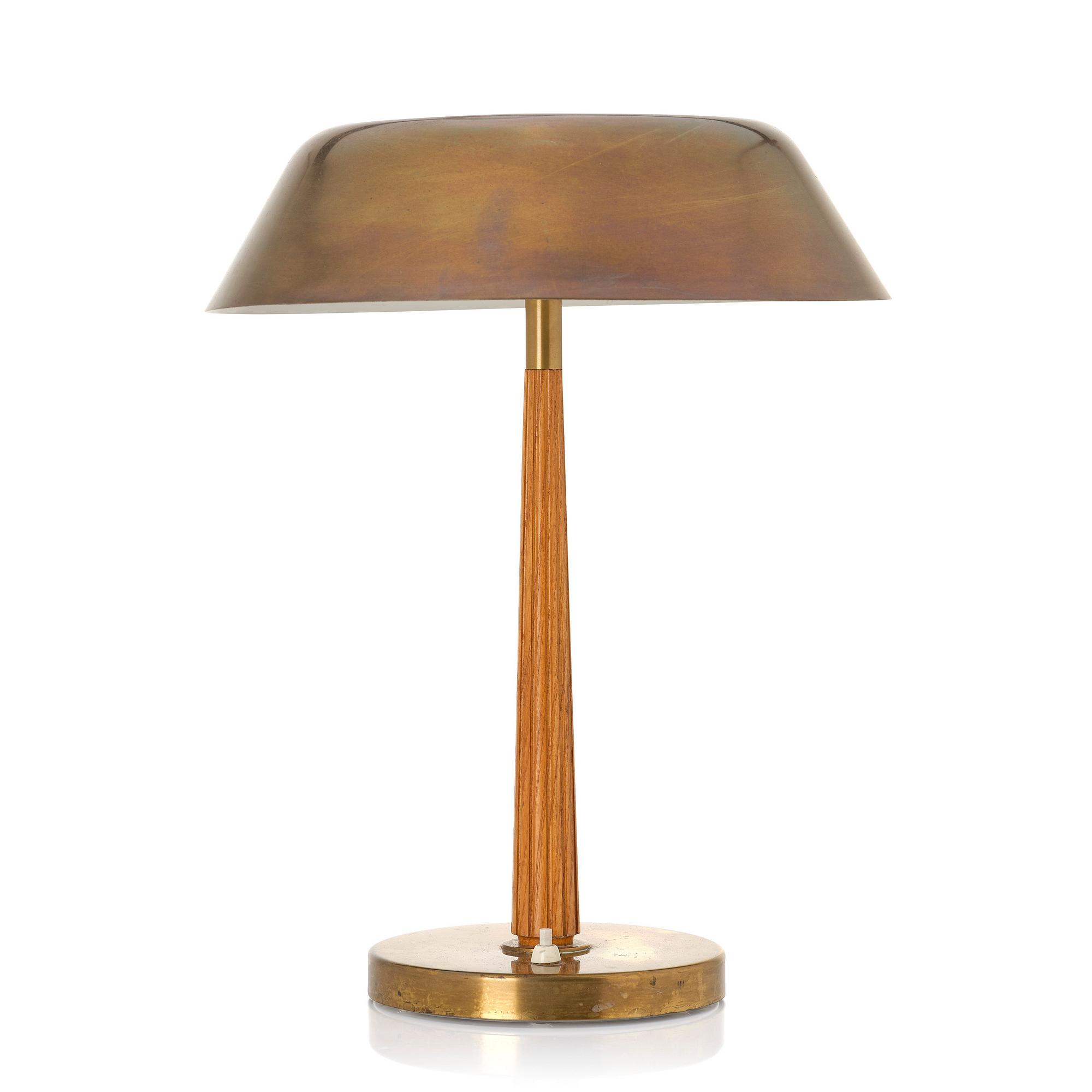 Harald Notini, a table lamp, model '15474', Arvid Böhlmarks lampfabrik, Sweden, 1940s.