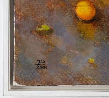 Inta Dobrāja, oil on cvanvas, signed and dated 2000.