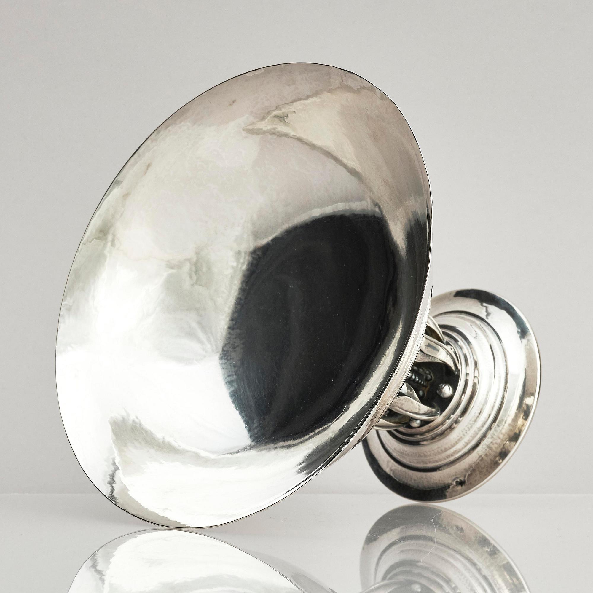 Georg Jensen, skål, silver, design Johan Rohde, Köpenhamn 1919-1927.