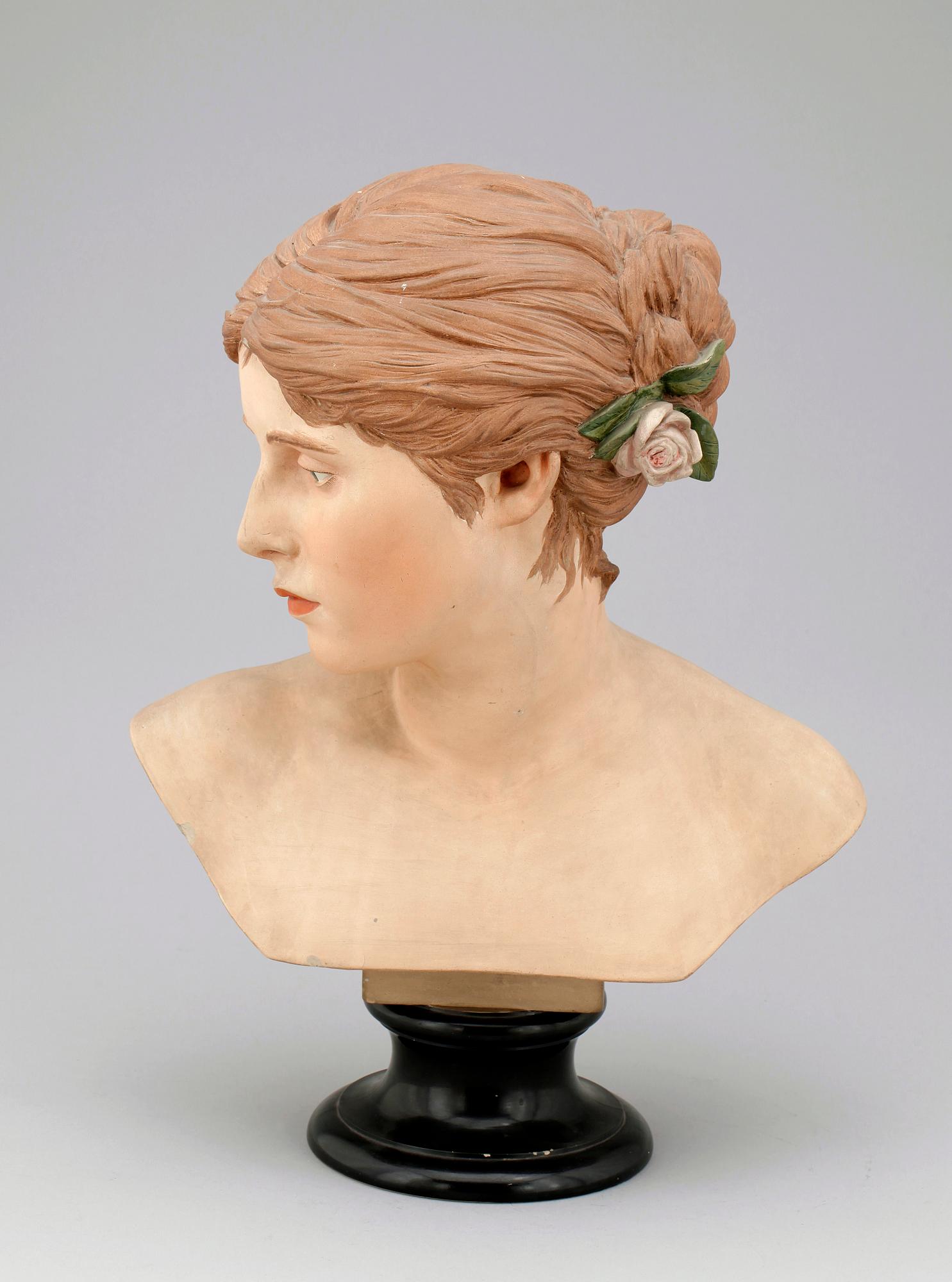BYST, terrakotta, Peter Ipsen, 1800/1900-tal.