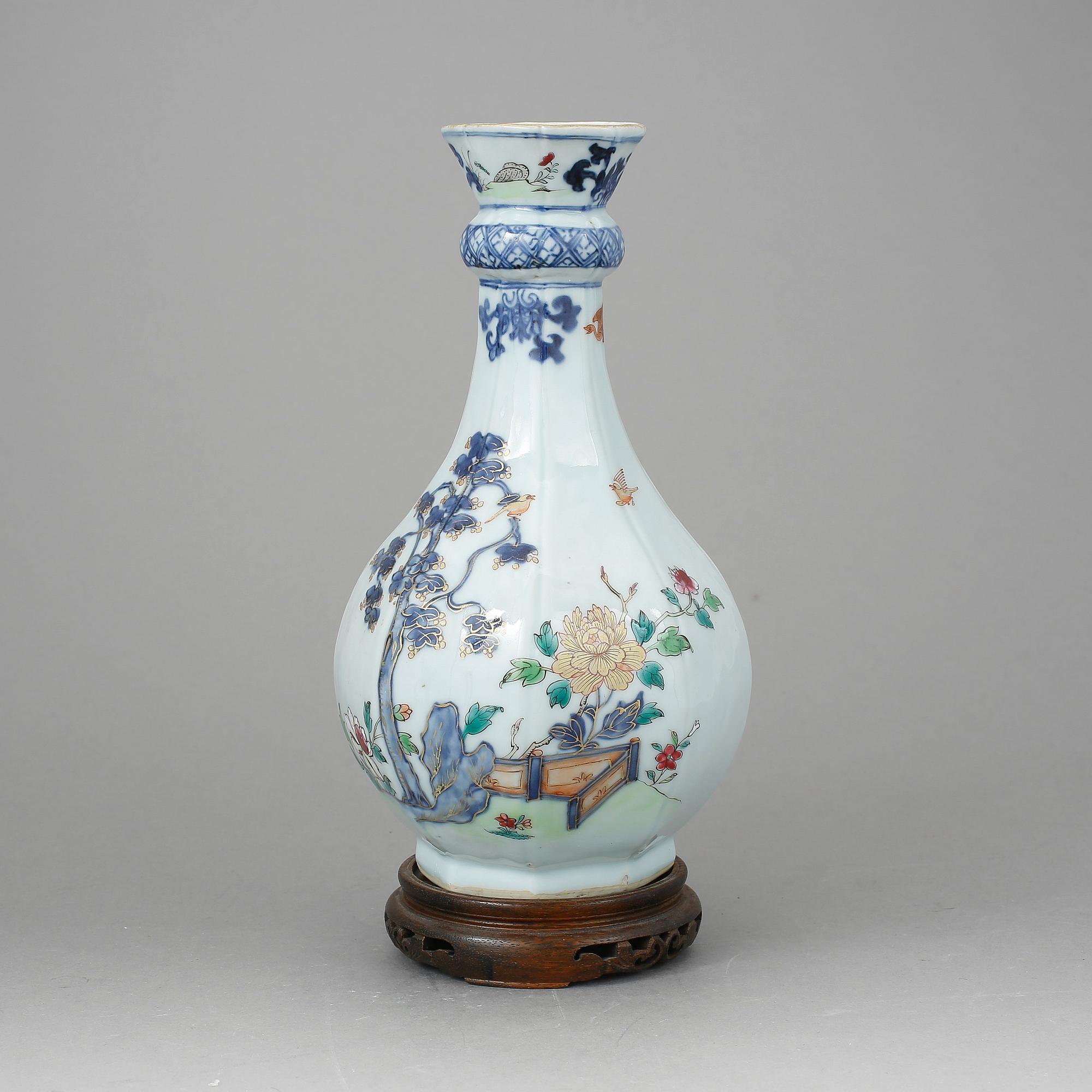 VAS, porslin, Qianlong, Kina 1700-tal.