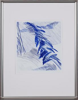 ULF TROTZIG, färgetsning, signerad och numrerad 11/90.