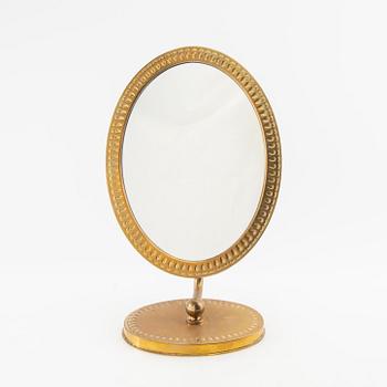 Table mirror, mid-20th century.