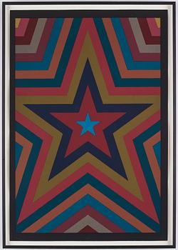 Sol LeWitt, "Five Pointed Star with Color Bands".