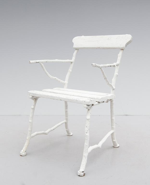 TRÄDGÅRDSSTOL, omkring år 1900.