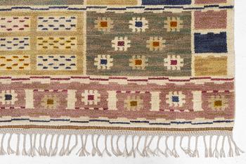 Märta Måås-Fjetterström, a 'Ängarna' carpet, knotted pile, c. 305 x 208 cm, signed AB MMF.