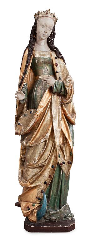 SKULPTUR. Tysk mästare, omkring 1500.