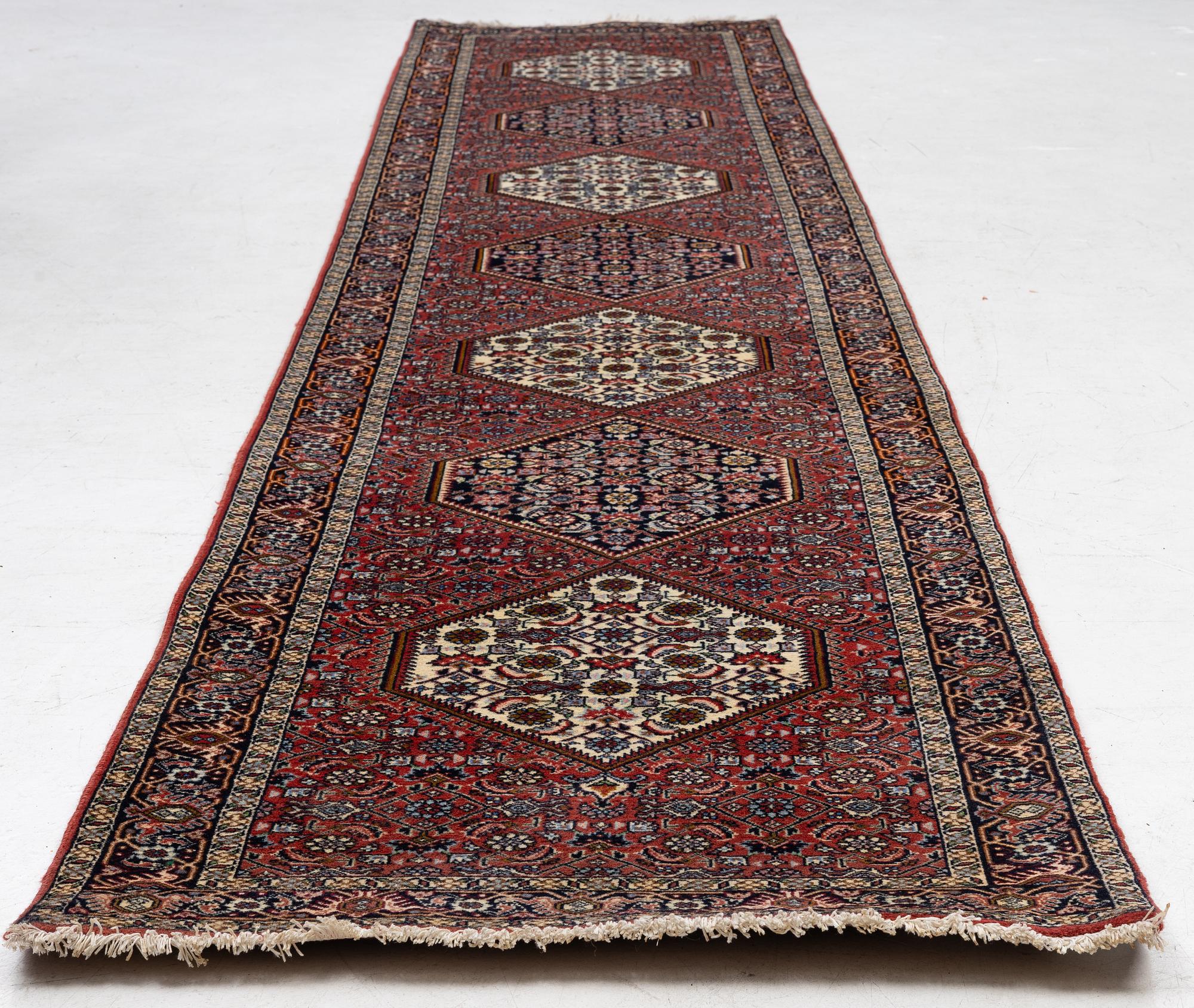 Gallery carpet, Bidjar approximately 400 x 85 cm.