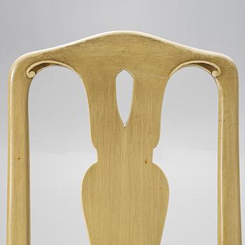 Dining group, 7 pieces. Rococo style, second half of the 20th century.