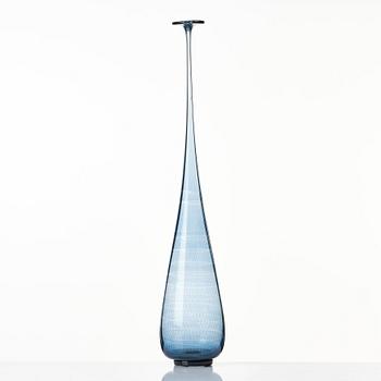 Nils Landberg, a glass vase, Orrefors, Sweden 1964.