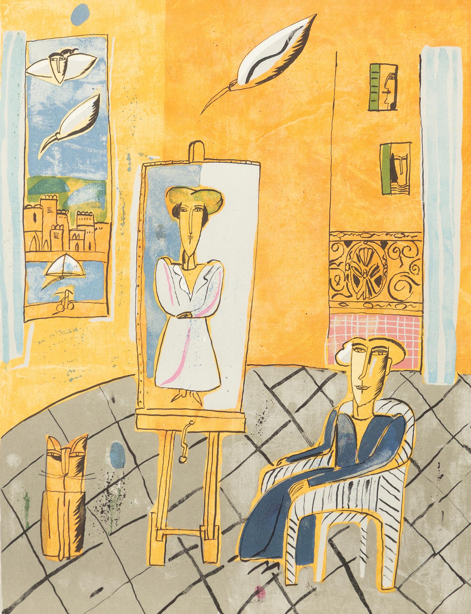 Madeleine Pyk, "I ateljén".