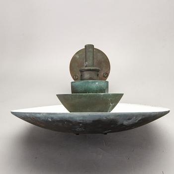 POUL HENNINGSEN, vägglampa för utomhusbruk, "PH", Louis Poulsen, Danmark.