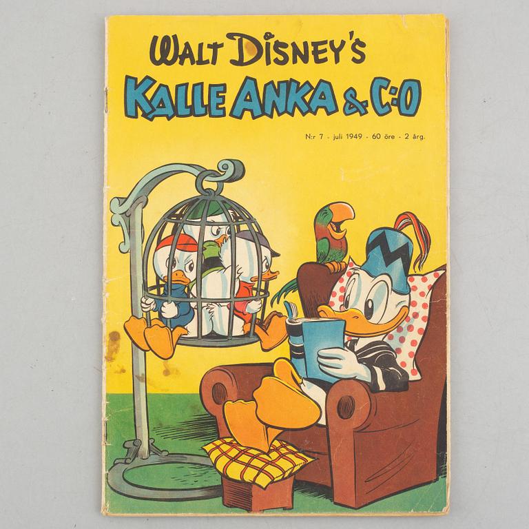 Serietidning, Kalle Anka, nr 7, 1949.