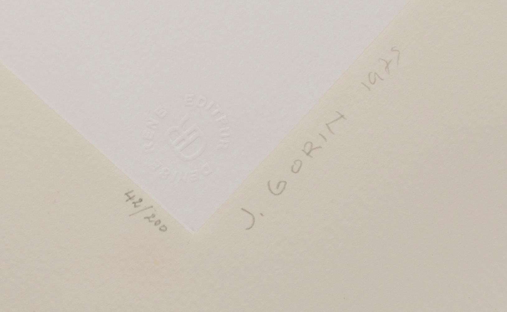JEAN GORIN, signed and numbered 42/200,
