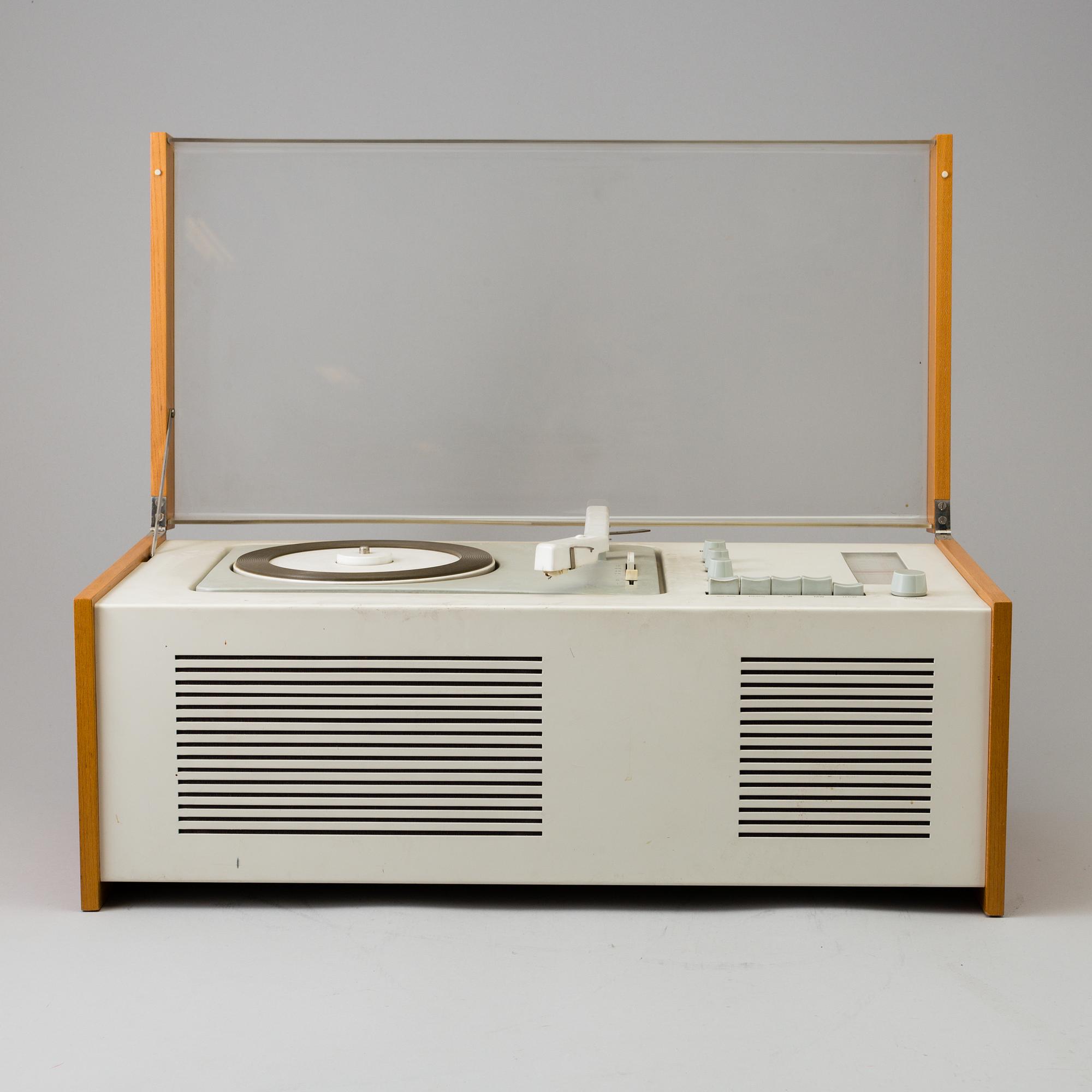 a 1950's radio, phonograph, model SK 61 S model, for Braun AG, Germany,