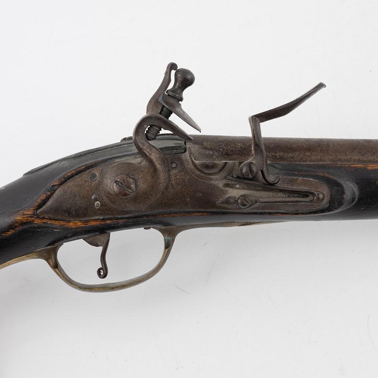 A Swedish flintlock pistol, 1738 pattern.