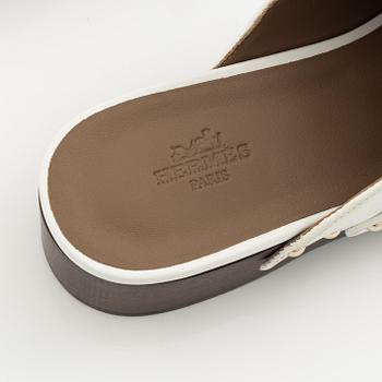 Hermès, "Carlotta Mules", size 37.