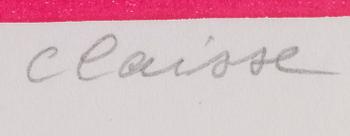 GENEVIÈVE CLAISSE, serigrafier, 3 st, signerade och numrerade 51/110.