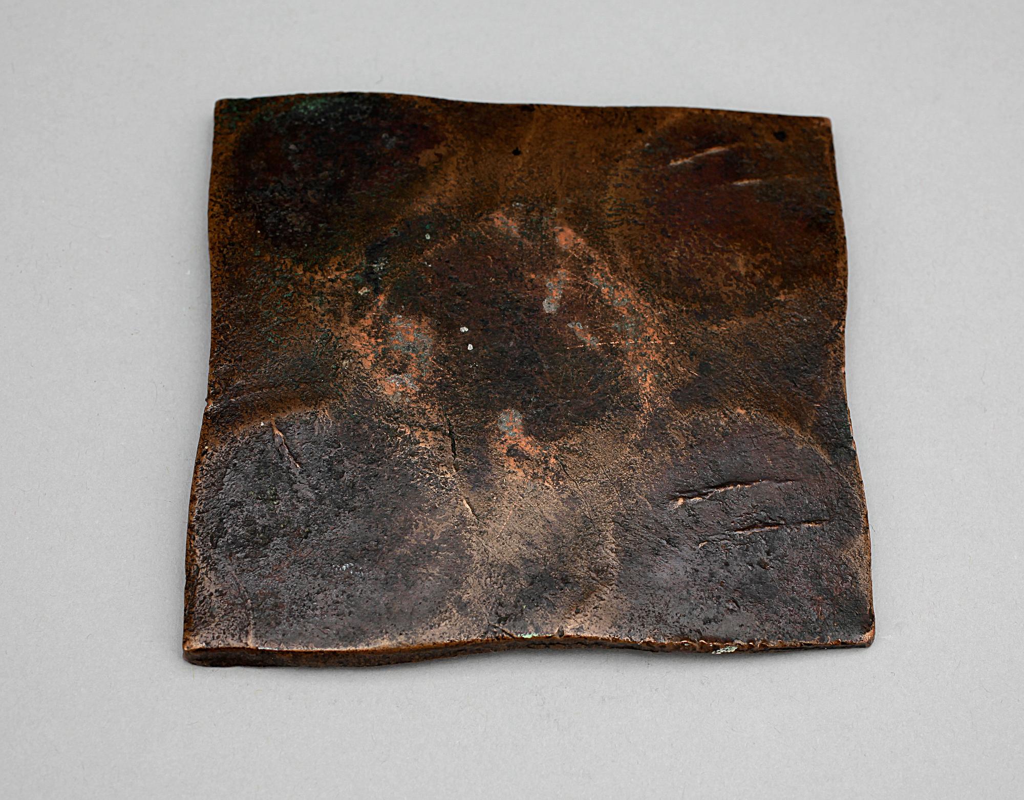 PLÅTMYNT, koppar, 1/2 daler silvermynt, Adolf Fredrik av Sverige 1752.