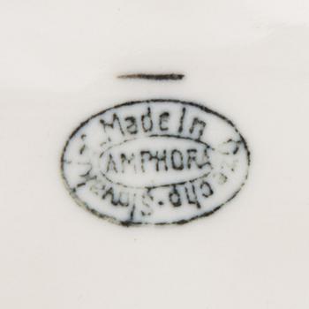 An Amphora porcelain figurine 2882, impressed mark Strasser Wien.