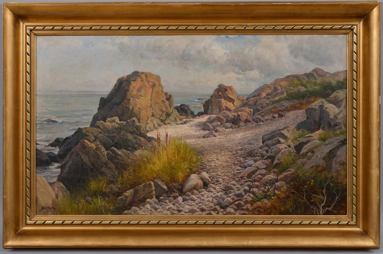Berndt Lindholm, COASTAL LANDSCAPE.