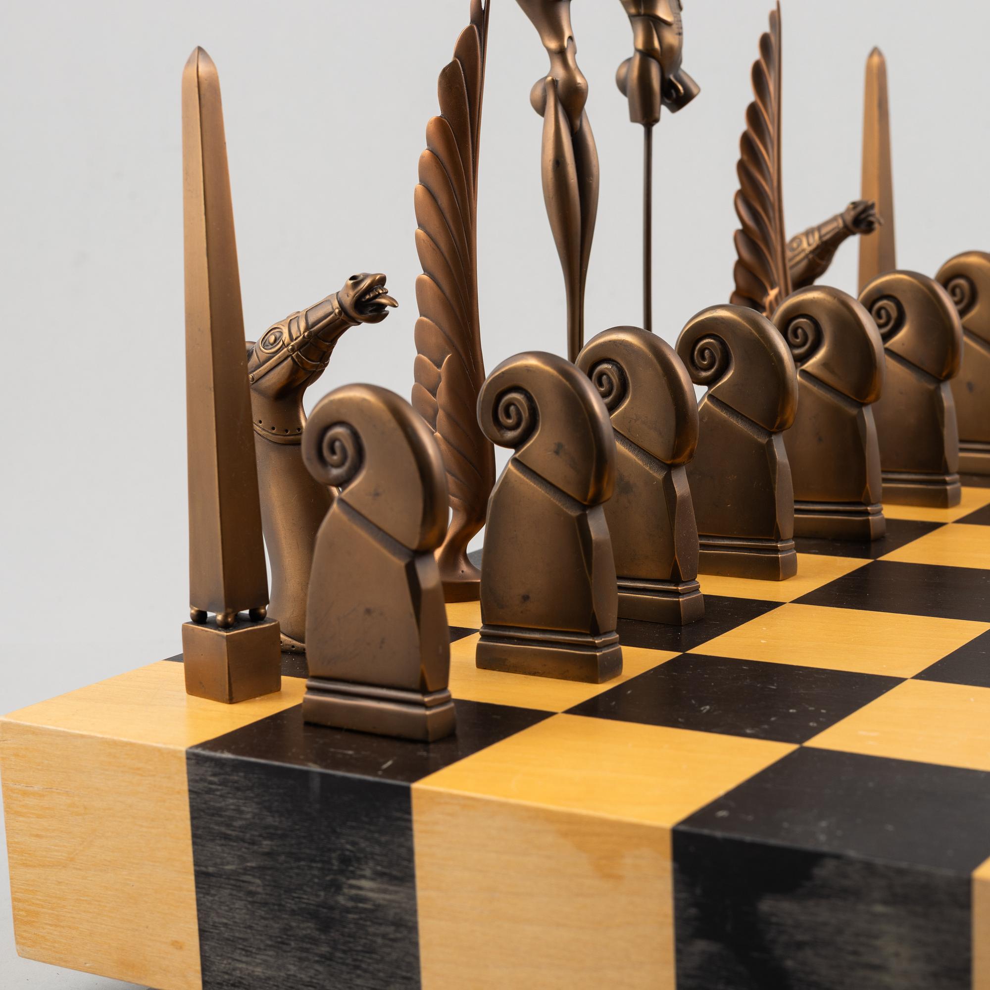 Paul Wunderlich, Chess game "Minotaurs".
