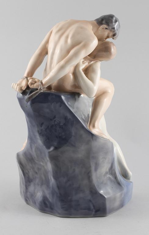 FIGURIN, porslin, nr 1132, formgiven av Theodor Lundberg, Royal Copenhagen, Danmark, 1900-talets andra hälft.