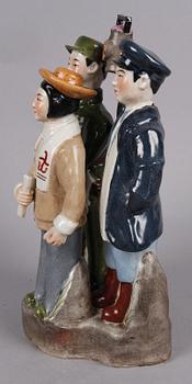FIGURIN, porslin, Kina. Enl uppgift inköpt på 1970-talet.