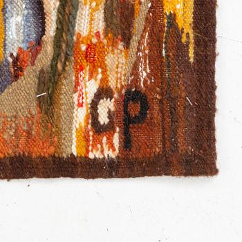 Piotr Grabowski, Woven Tapestry, "Illumination", gobelin variant, signed GP (Piotr Grabowski), approx. 152 x 200 cm.