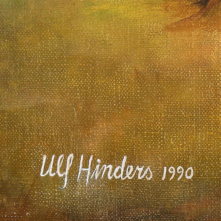 ULF HINDERS, olja på duk, signerad och daterad 1990.
