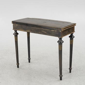 A Louis XVI style games table, circa 1900.