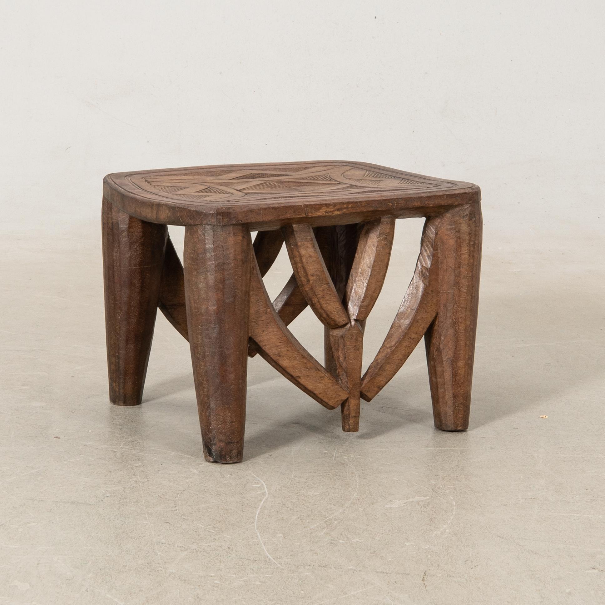 Stool, Nupe, Nigeria mid-20th century.
