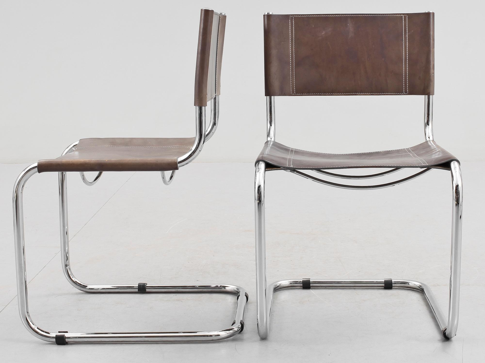 STOLAR, ett par, Bauhaus-typ, 1900-talets andra hälft.
