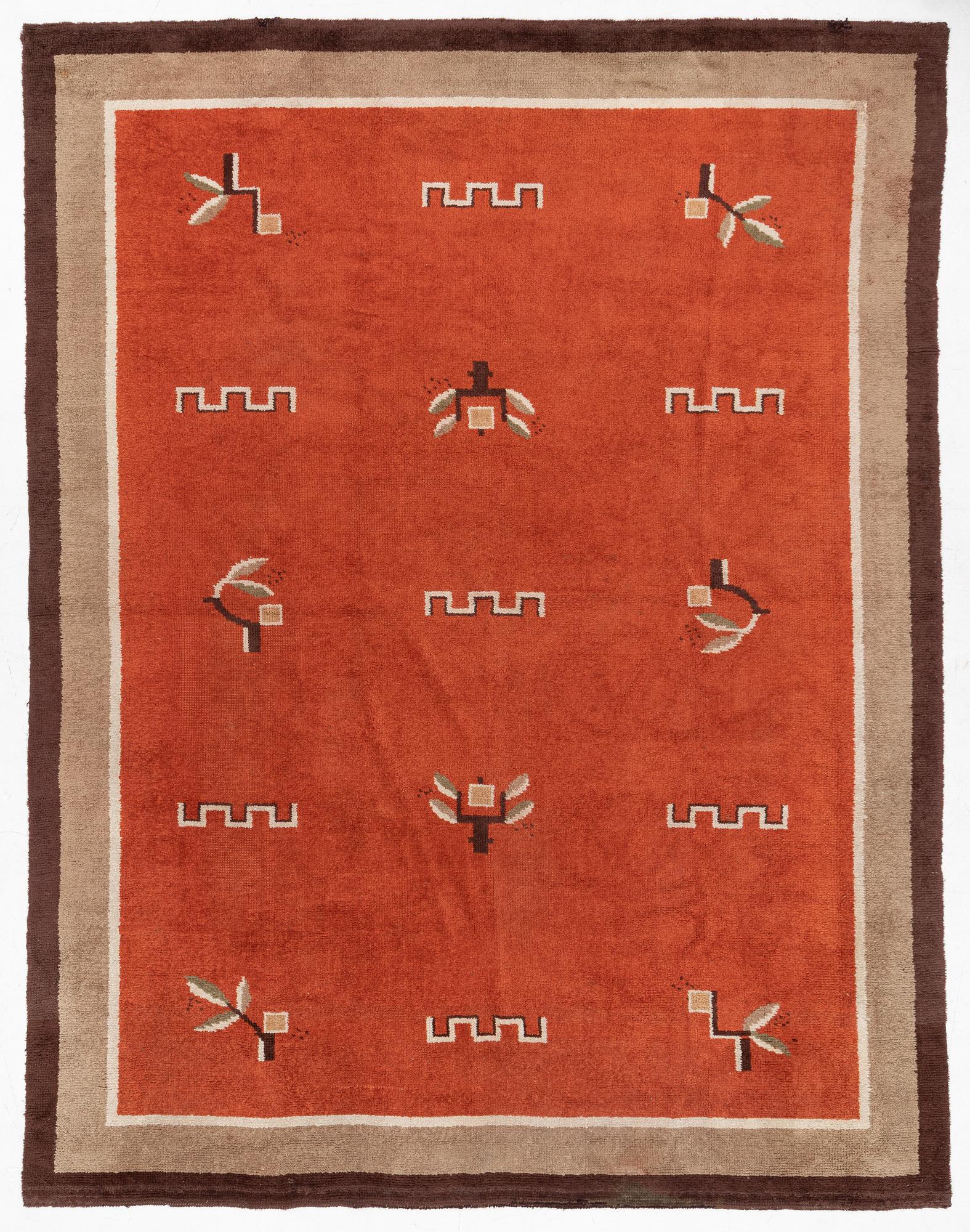Matta, flossa, Norden, 1920/30-tal, ca 370 x 280 cm.