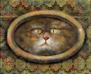 Michael Qvarsebo, Imaginary cat portrait.