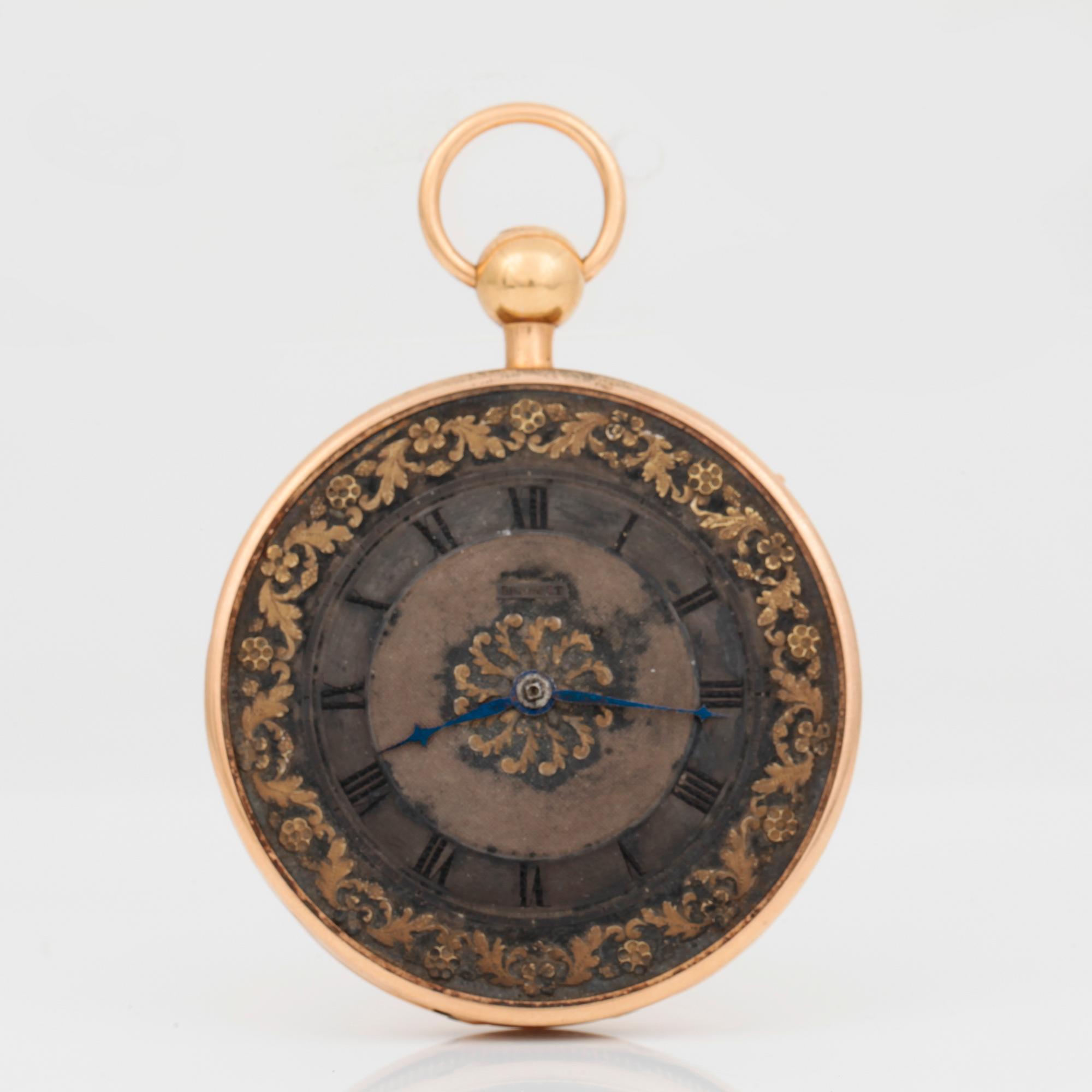 HERRFICKUR, bär märkning Breguet, empire, 1800-talets första hälft.