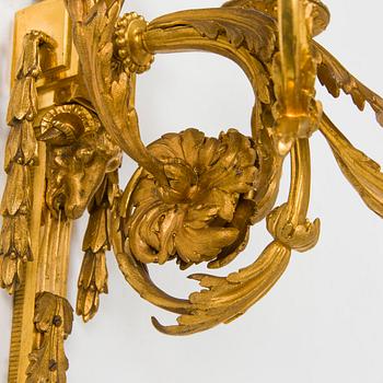 Applique, Louis XVI, kring 1780, sannolikt Paris.