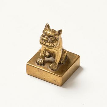 A Chinese seal, early 20th Century.