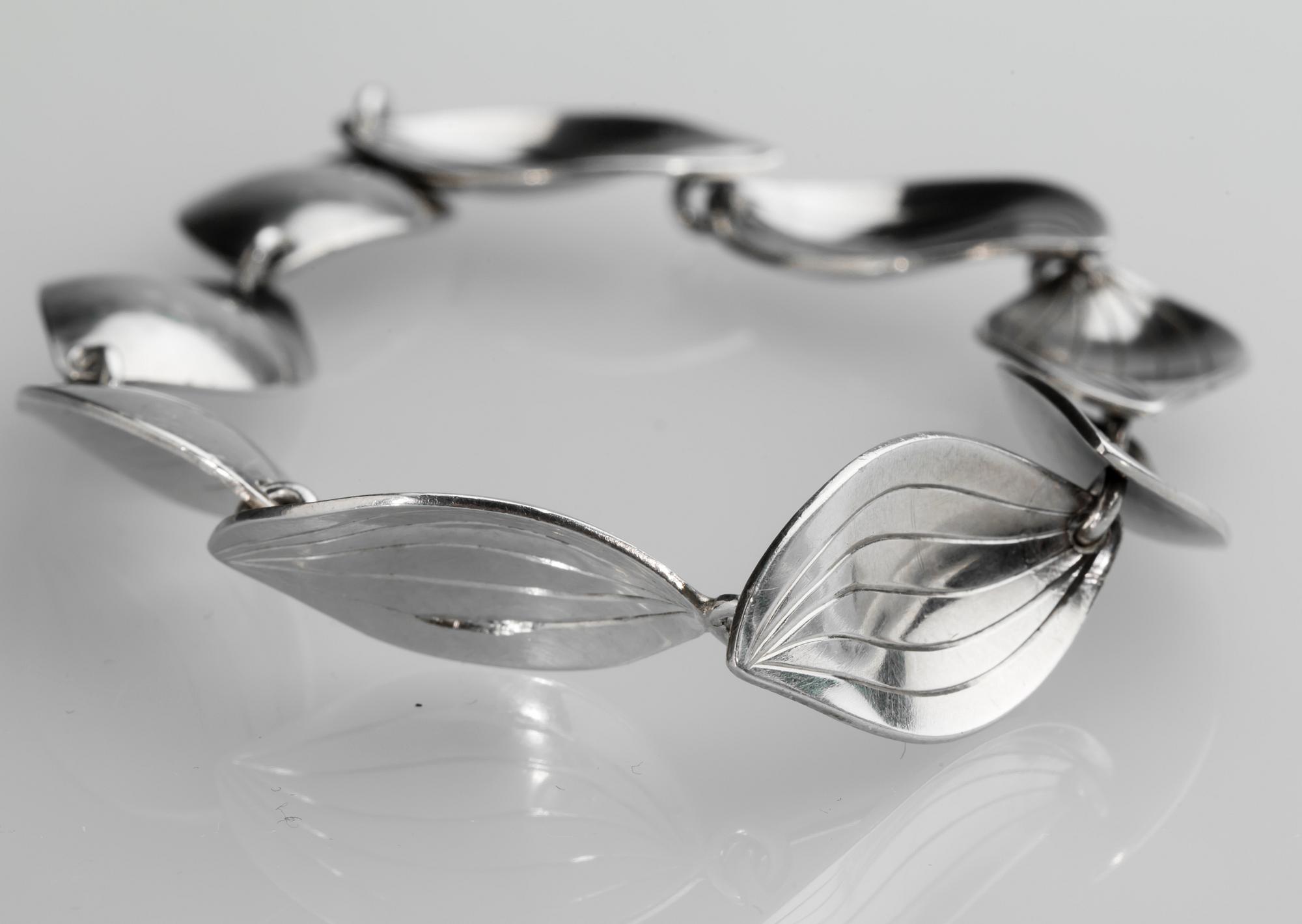 ARMBAND, sterlingsilver, Sigurd Persson för Stigbert, Stockholm, 1960. Vikt ca 20 g.