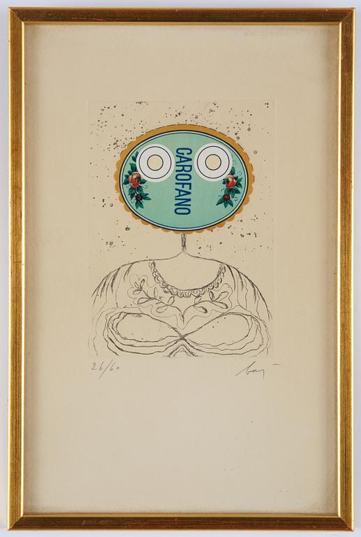 Enrico Baj, "Garofano".