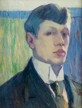 Jalmari Ruokokoski, Självporträtt.