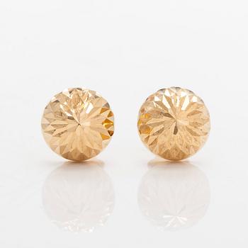 Örhängen,18K guld, utländska stämplar.